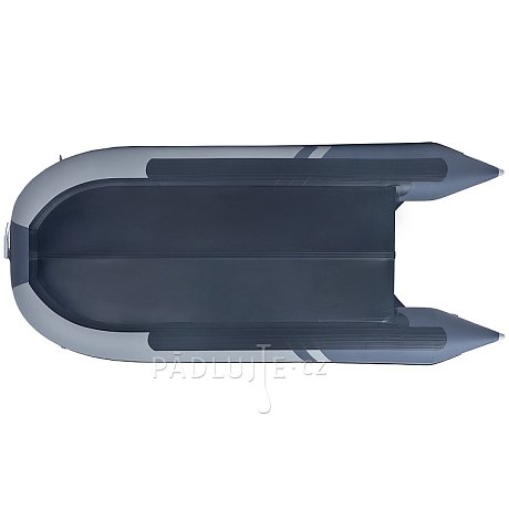 Člun GLADIATOR ACTIVE C420AL light dark grey - nafukovací člun s hliníkovou podlahou