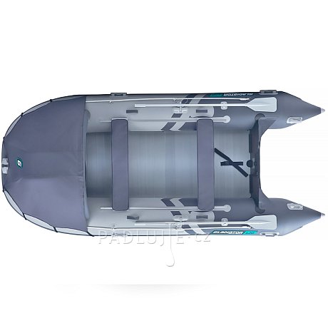 Člun GLADIATOR ACTIVE C420AL light dark grey - nafukovací člun s hliníkovou podlahou