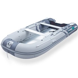 Člun GLADIATOR ACTIVE C420AL light dark grey - nafukovací člun s hliníkovou podlahou