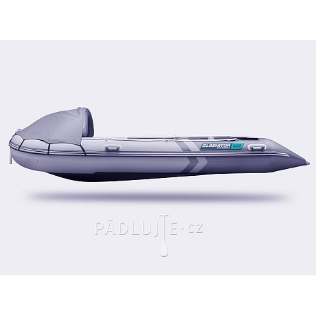 Člun GLADIATOR ACTIVE C420AL light dark grey - nafukovací člun s hliníkovou podlahou