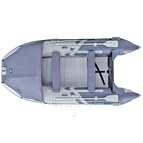 Člun GLADIATOR ACTIVE C370AL light dark grey - nafukovací člun s hliníkovou podlahou