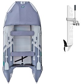 Člun GLADIATOR ACTIVE C370AL light dark grey - nafukovací člun s hliníkovou podlahou