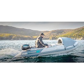 Člun GLADIATOR ACTIVE C370AL light dark grey - nafukovací člun s hliníkovou podlahou