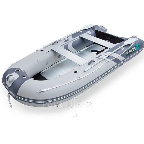Člun GLADIATOR ACTIVE C330AL light dark grey - nafukovací člun s hliníkovou podlahou