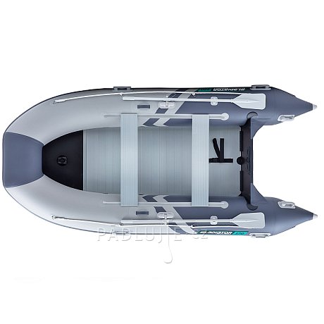 Člun GLADIATOR CLASSIC B370AL light dark grey - nafukovací člun s hliníkovou podlahou