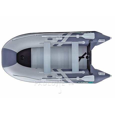 Člun GLADIATOR CLASSIC B330AL light dark grey - nafukovací člun s hliníkovou podlahou
