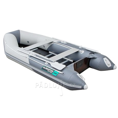Člun GLADIATOR LIGHT AK320WF light dark grey - nafukovací člun s dřevěnou podlahou