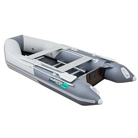 Člun GLADIATOR LIGHT AK320WF light dark grey - nafukovací člun s dřevěnou podlahou