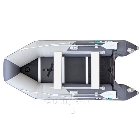 Člun GLADIATOR LIGHT AK320WF light dark grey - nafukovací člun s dřevěnou podlahou