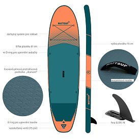 Paddleboard WATTSUP F11  11'0 MINICOMBO - nafukovací