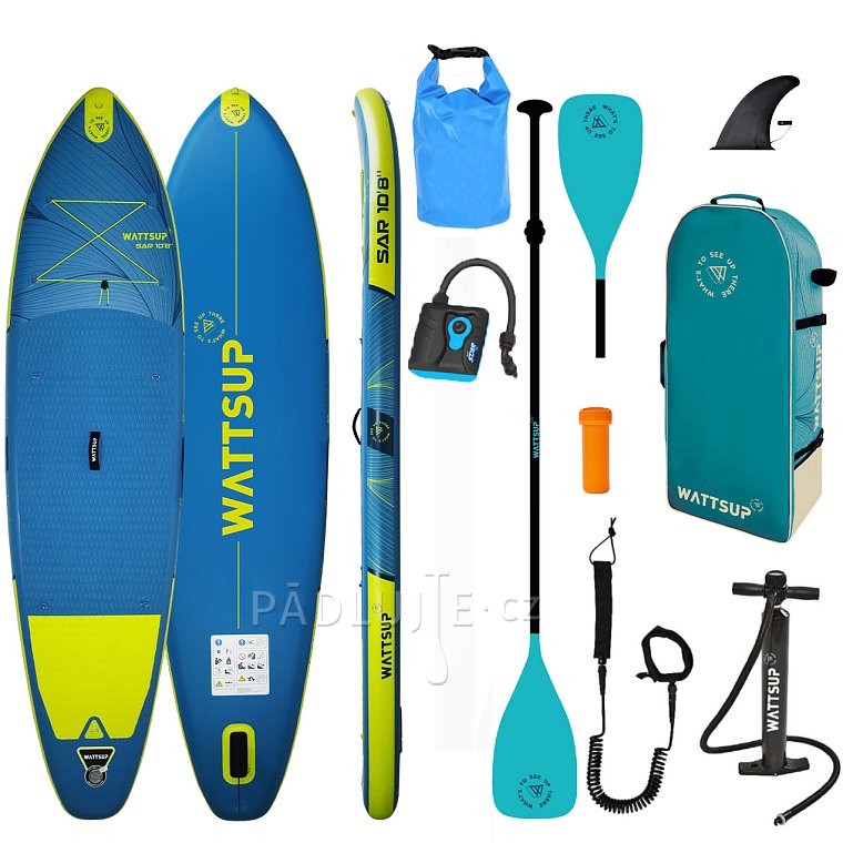 Paddleboard WATTSUP SAR 10'8 MINICOMBO - nafukovací paddleboard s pádlem