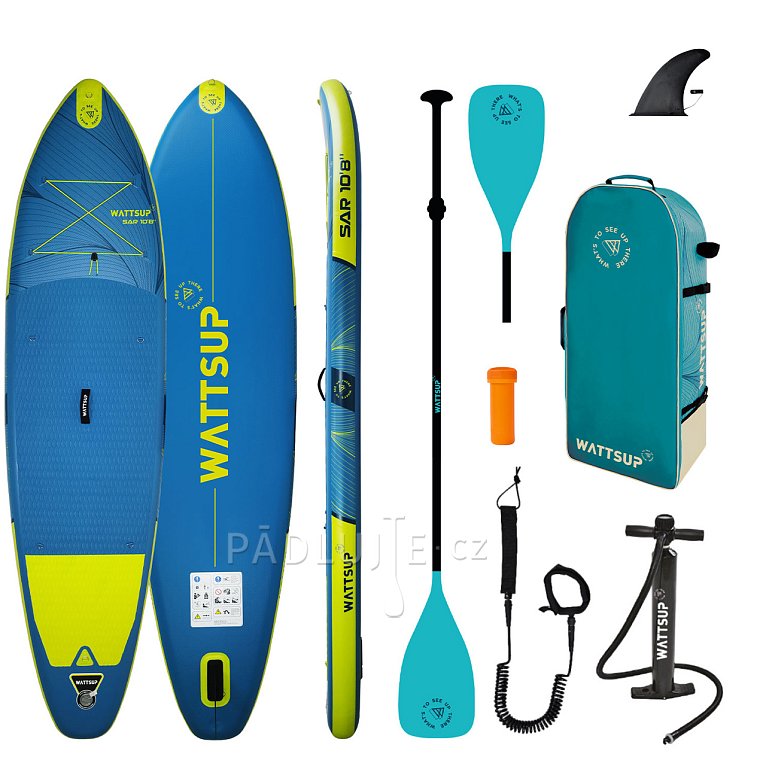 Paddleboard WATTSUP SAR 10'8 MINICOMBO - nafukovací paddleboard s pádlem