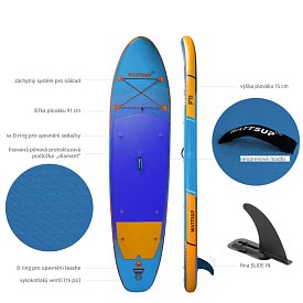 Paddleboard WATTSUP F11 11'0 COMBO SMU - nafukovací