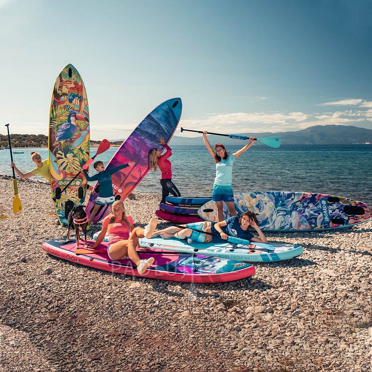 Paddleboard iBOARD 11' RED PALM - nafukovací