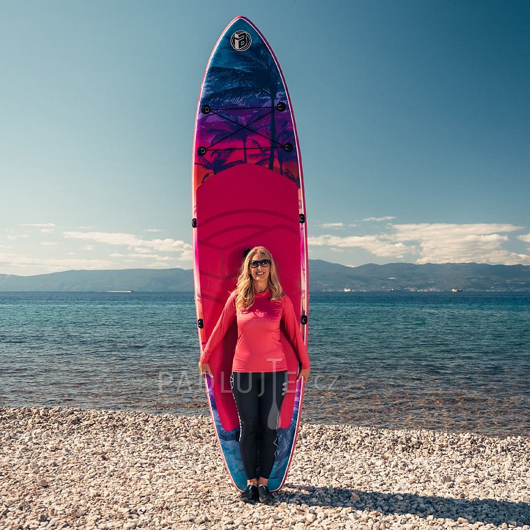 Paddleboard iBOARD 11' RED PALM - nafukovací