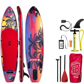 Paddleboard iBOARD 11' RED PALM - nafukovací