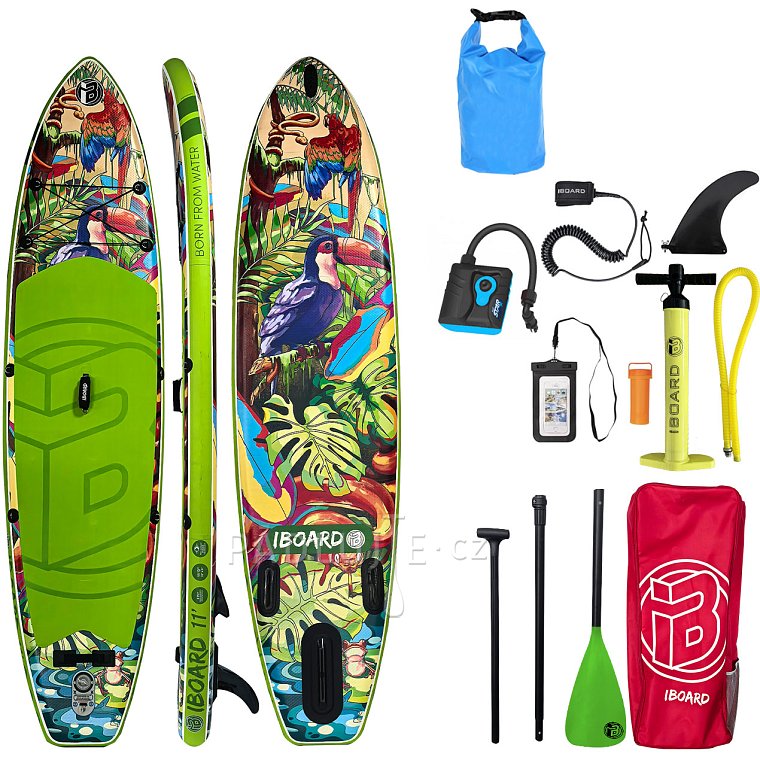 Paddleboard iBOARD 11' TOUCAN - nafukovací