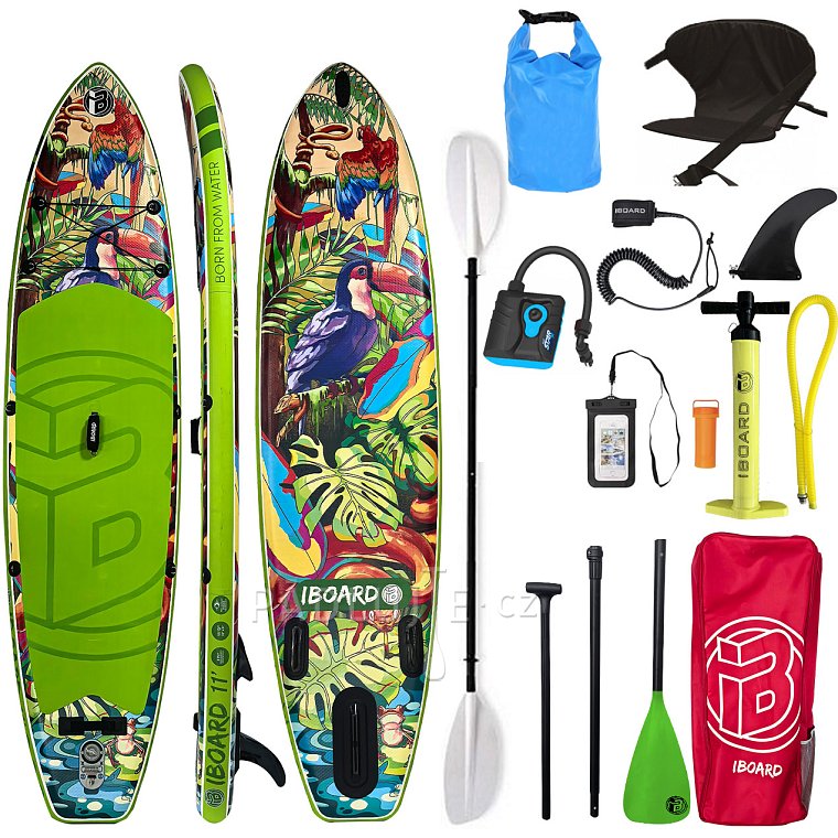 Paddleboard iBOARD 11' TOUCAN - nafukovací