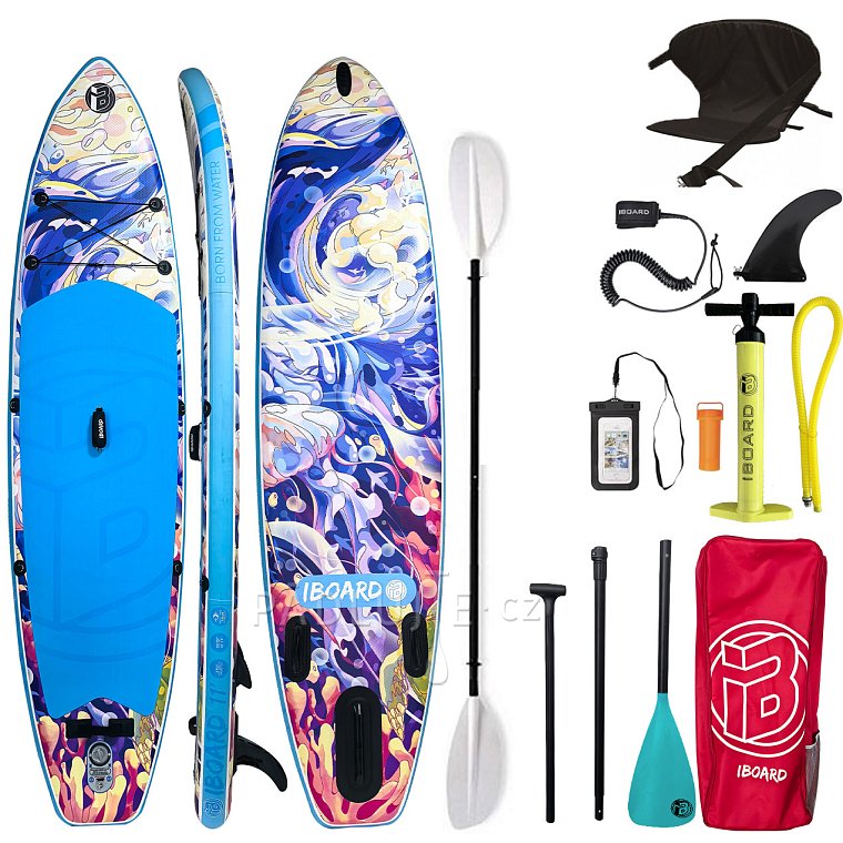 Paddleboard iBOARD 11' WHALE - nafukovací