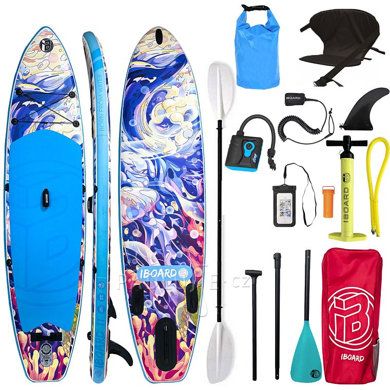 Paddleboard iBOARD 11' WHALE - nafukovací
