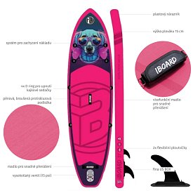 Paddleboard iBOARD 11' DOG - nafukovací