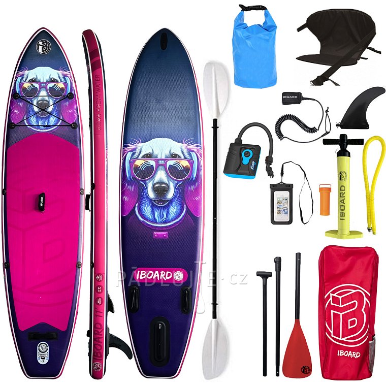 Paddleboard iBOARD 11' DOG - nafukovací