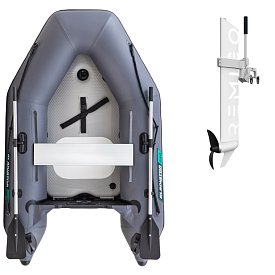 Člun GLADIATOR AK240AD dark grey - nafukovací člun s vysokotlakou podlahou