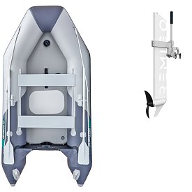 Člun GLADIATOR LIGHT AK300AD light dark grey - nafukovací člun s vysokotlakou podlahou