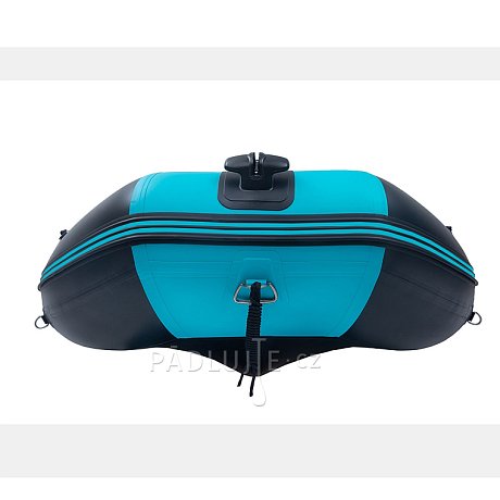 Člun GLADIATOR ACTIVE C370AL black turquise - nafukovací člun s hliníkovou podlahou