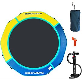 Nafukovací kruhový DOCK RIDEWAVE se síťovým středem průměr 200 cm