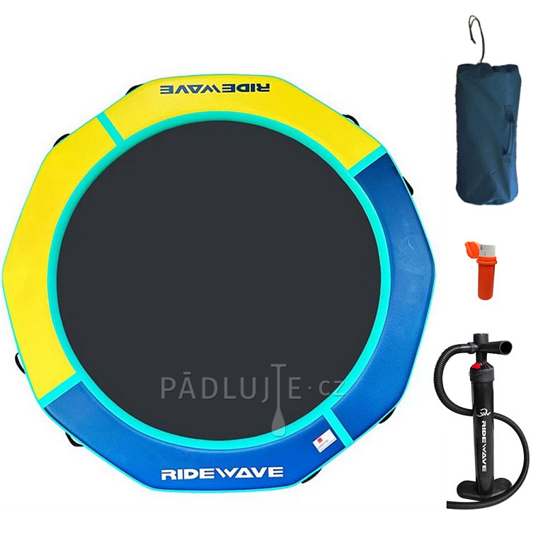 Nafukovací kruhový DOCK RIDEWAVE se síťovým středem průměr 245 cm