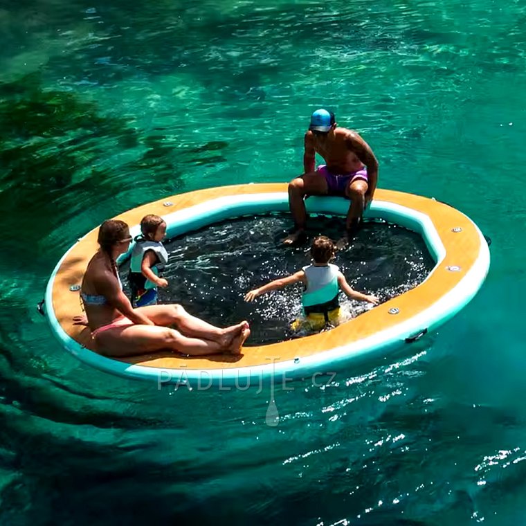 RIDEWAVE NAFUKOVACÍ KRUHOVÝ DOCK SE SÍŤOVÝM STŘEDEM průměr 305 cm