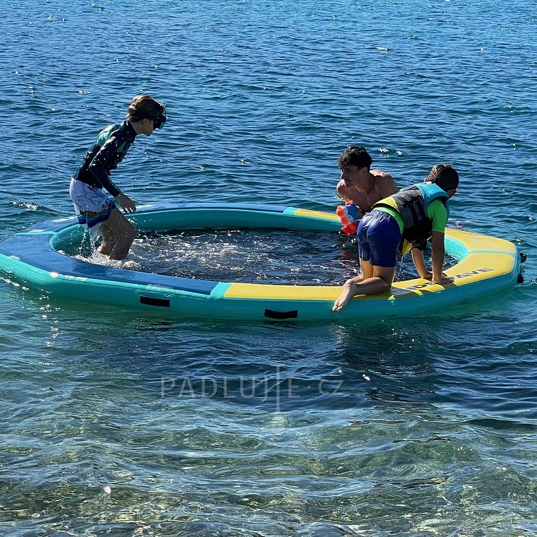 Nafukovací kruhový DOCK RIDEWAVE se síťovým středem průměr 305 cm