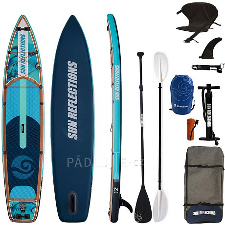Paddleboard SUN REFLECTIONS XL 12'0'' Ocean mirage - nafukovací