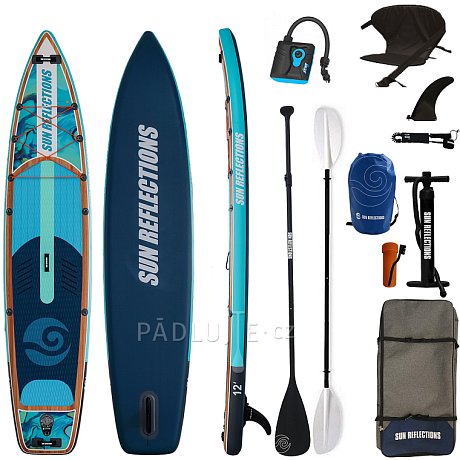 Paddleboard SUN REFLECTIONS XL 12'0'' Ocean mirage - nafukovací