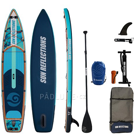 Paddleboard SUN REFLECTIONS XL 12'0'' Ocean mirage - nafukovací