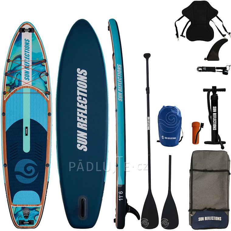 Paddleboard SUN REFLECTION XXL 11'6'' COMBO - nafukovací