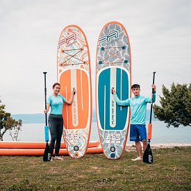 Paddleboard AQUA MARINA PURE AIR COAST 10'2, AQUA MARINA PURE AIR TROPIC 10'2 - Rodinná sada nafukovacích paddleboardů