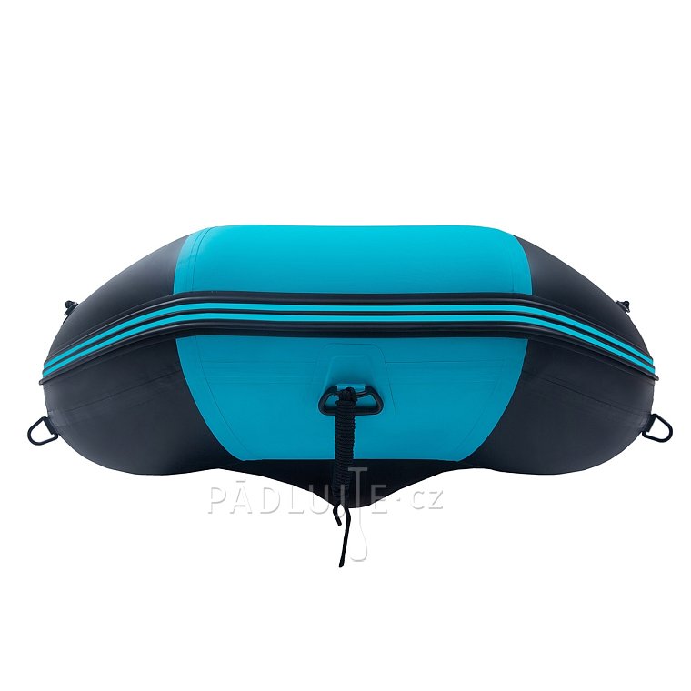 Člun GLADIATOR CLASSIC B370AL black turquoise - nafukovací člun s hliníkovou podlahou