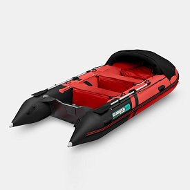 Člun GLADIATOR ACTIVE C420AL red black - nafukovací člun s hliníkovou podlahou