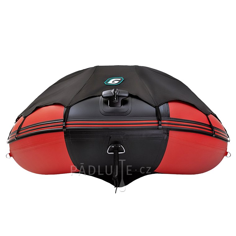 Člun GLADIATOR ACTIVE C420AL red black - nafukovací člun s hliníkovou podlahou