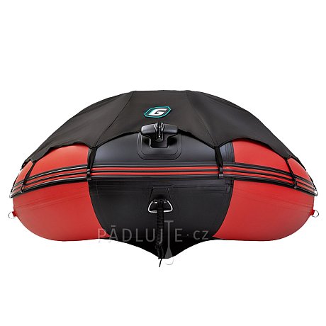 Člun GLADIATOR ACTIVE C420AL red black - nafukovací člun s hliníkovou podlahou