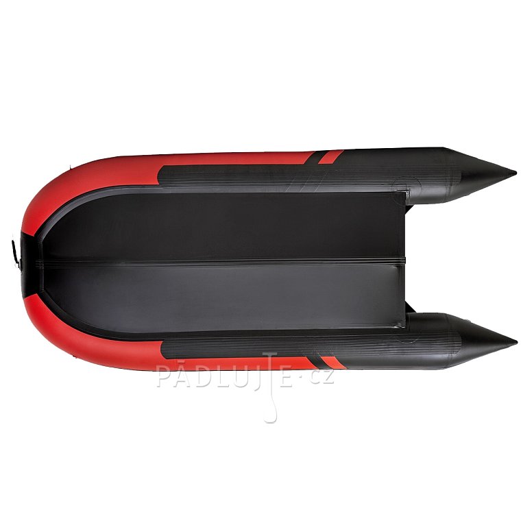 Člun GLADIATOR ACTIVE C420AL red black - nafukovací člun s hliníkovou podlahou
