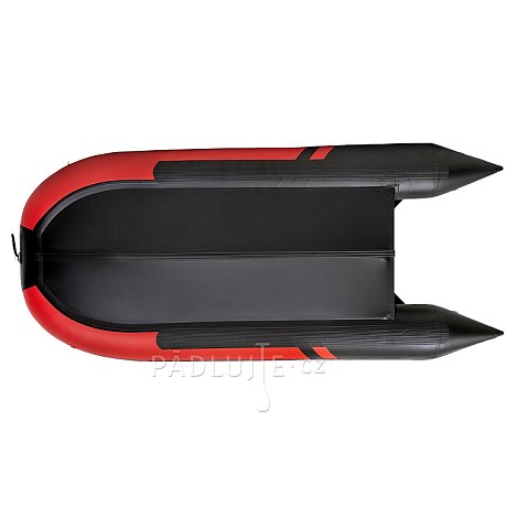 Člun GLADIATOR ACTIVE C420AL red black - nafukovací člun s hliníkovou podlahou