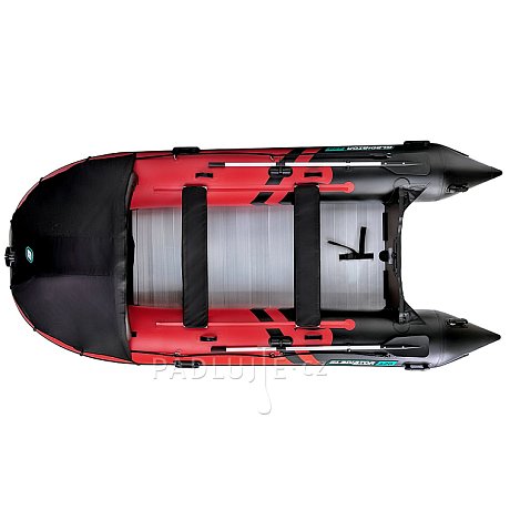 Člun GLADIATOR ACTIVE C420AL red black - nafukovací člun s hliníkovou podlahou