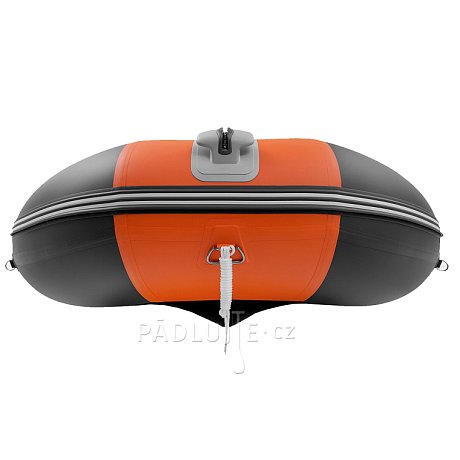 Člun GLADIATOR ACTIVE C420AL orange dark grey - nafukovací člun s hliníkovou podlahou