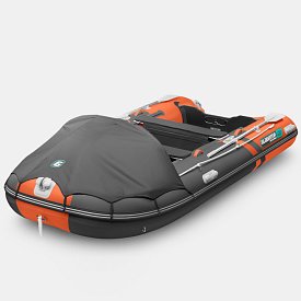 Člun GLADIATOR ACTIVE C420AL orange dark grey - nafukovací člun s hliníkovou podlahou