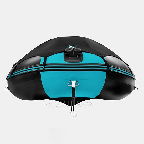 Člun GLADIATOR ACTIVE C420AL black turquoise - nafukovací člun s hliníkovou podlahou