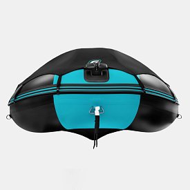 Člun GLADIATOR ACTIVE C420AL black turquoise - nafukovací člun s hliníkovou podlahou