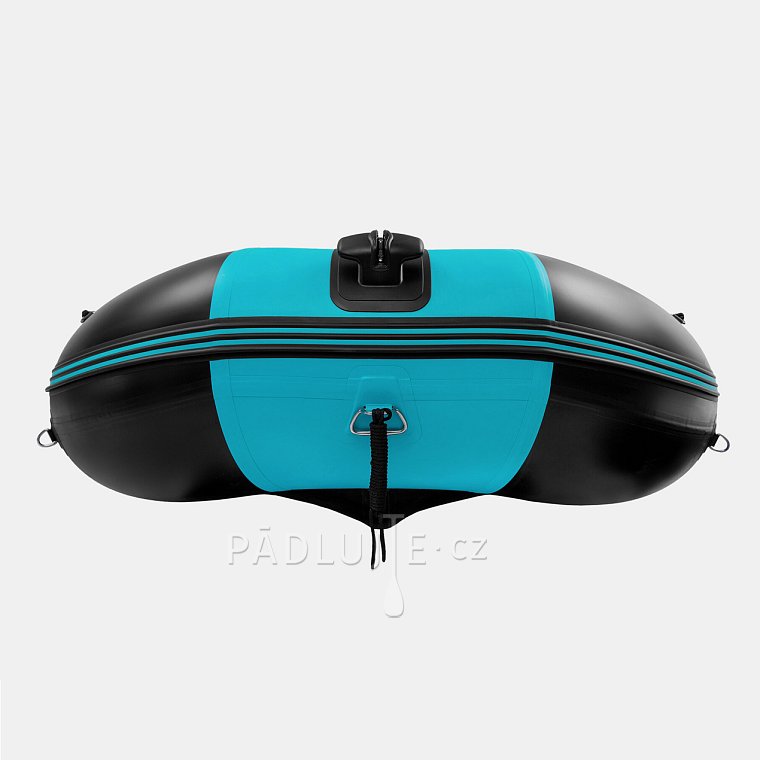 Člun GLADIATOR ACTIVE C420AL black turquoise - nafukovací člun s hliníkovou podlahou